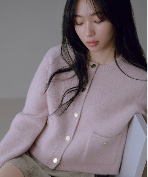 FRAY I.D（フレイ・アイディー） カーディガン フォックスウールニット