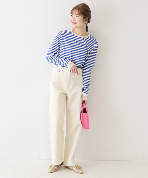 「SLOBE IENA」 デニムパンツ 40 ブルー レディース