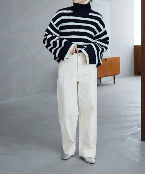 「SLOBE IENA」 デニムパンツ 40 ブルー レディース
