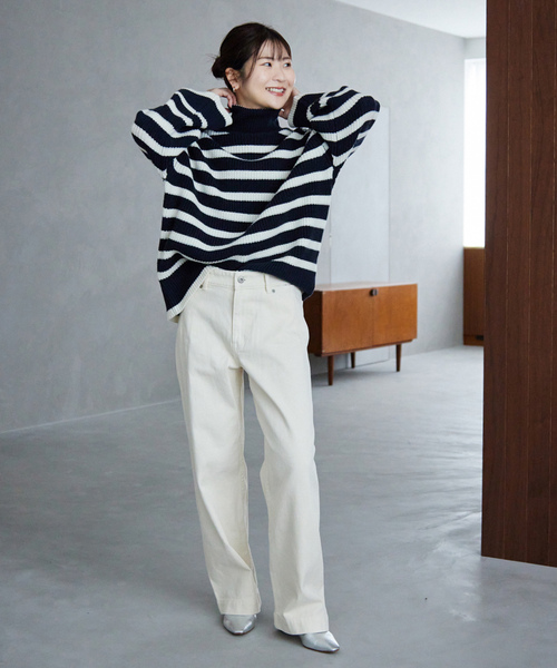 「SLOBE IENA」 デニムパンツ 40 ブルー レディース