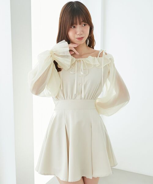 MAJESTIC LEGON（マジェスティックレゴン） ワンピース 夏 袖異素材