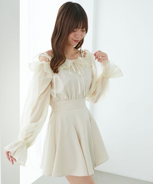 MAJESTIC LEGON（マジェスティックレゴン） ワンピース 夏 袖異素材
