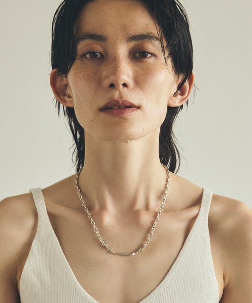 ヴィンテージ マリーナ シルバー ネックレス Silver 925 TEN. ネックレス SILVER925 マリーナチェーンネックレス -M