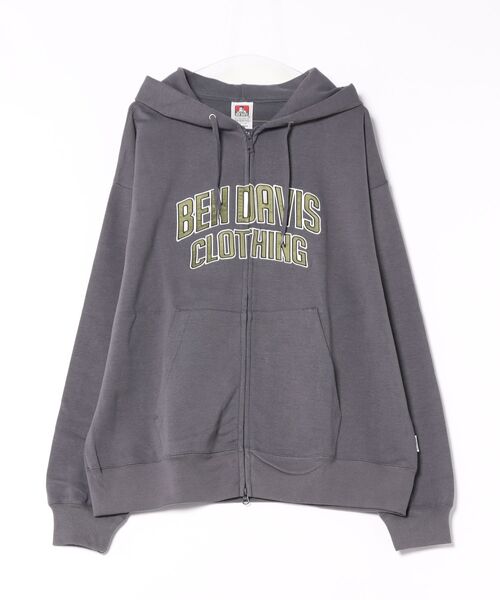 BEN DAVIS パーカー 「BEN DAVIS/ベンデイビス」カレッジロゴ