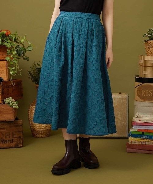 Jocomomola（ホコモモラ） スカート Floracion フラワージャカード