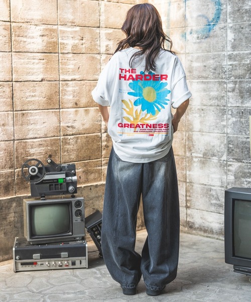 「PBLIM」 半袖Tシャツ MEDIUM ブラック レディース_画像4