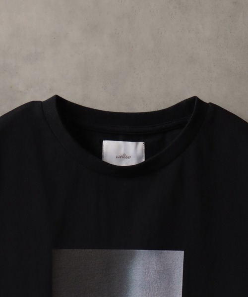 「welise」 半袖Tシャツ L ホワイト系その他5 メンズ_画像8