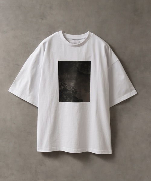 「welise」 半袖Tシャツ L ホワイト系その他5 メンズ_画像9