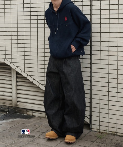 完売品　Perushu x MLB コラボリジットデニムジャケット　デニムパンツ Perushu x MLB コラボリジットデニムジャケット - メルカリ