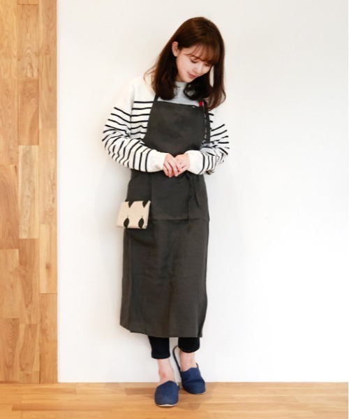 リベコ　エプロン　麻100% エプロン リネンエプロン 100％麻 : ZOZOTOWN Yahoo!店 - 通販 - Yahoo