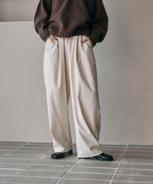 LEPSIM パンツ ウールライクコクーンパンツ 581653 レディース