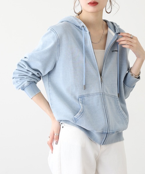   Jeans ジップフーディーパーカー Denim Tears 銀座店 デニムティアーズ 新品 25SS フラワーワッペン ZIP