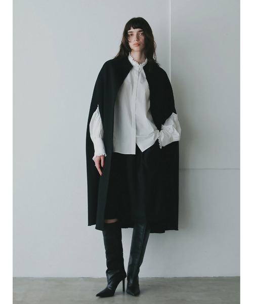 HER. ポンチョ カシミヤブレンドロングケープ レディース : ZOZOTOWN