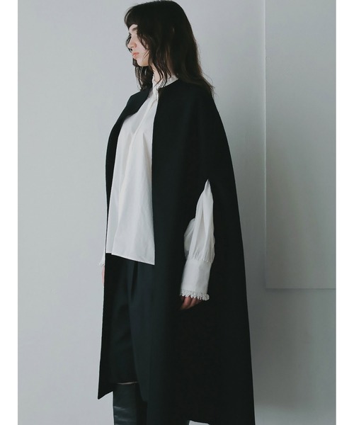 HER. ポンチョ カシミヤブレンドロングケープ レディース : ZOZOTOWN
