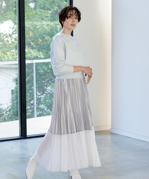 「ur's」 長袖ニット L ピンク レディース_画像5