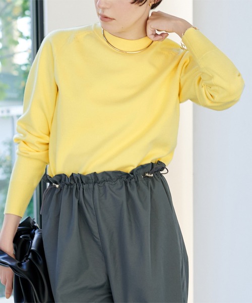 「ur's」 長袖ニット L ピンク レディース_画像7