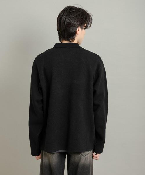 SENSE OF PLACE by URBAN RESEARCH セーター ニット ストライプZIP