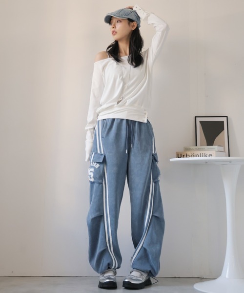 ULYSSES ワイドパンツ スウェットパンツ ジャージ 「セットアップ可能