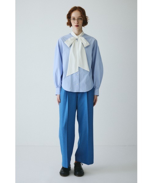 HeRIN.CYE ブラウス シャツ Ribbon blouse リボンブラウス レディース