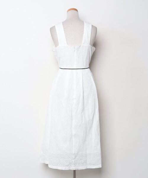 「haupia」 ノースリーブワンピース MEDIUM オフホワイト レディース_画像2