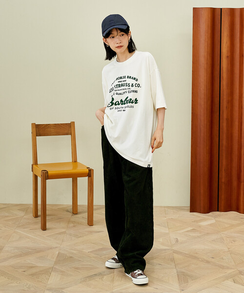 FREAK'S STORE（フリークスストア） tシャツ 半袖 Barbour x Levi's