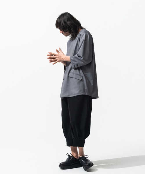 「glamb」 半袖シャツ M グレー メンズの画像