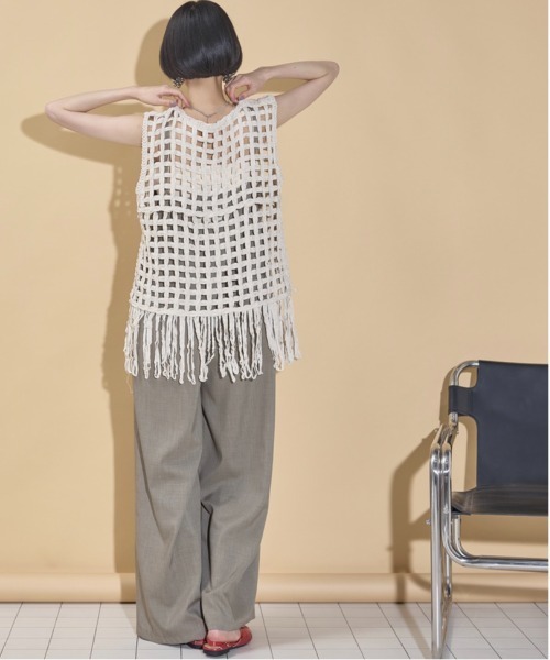 「THE YOn」 ベスト FREE ナチュラル レディース_画像6