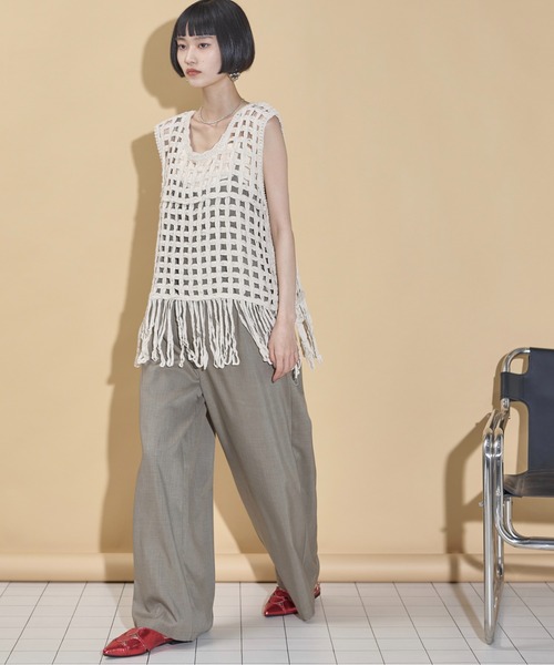 「THE YOn」 ベスト FREE ナチュラル レディース_画像7