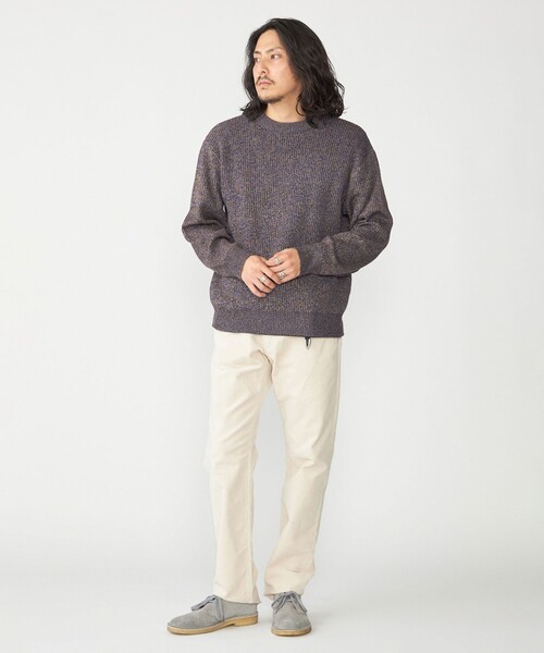 未使用　ベージュ 長袖ニット SHIPS（シップス） 長袖ニット MEDIUM ベージュ メンズ : ZOZOTOWN