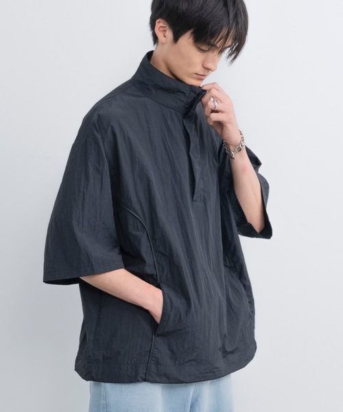 SINSS ナイロンブルゾン LARGE ブラック メンズ : ZOZOTOWN Yahoo!店