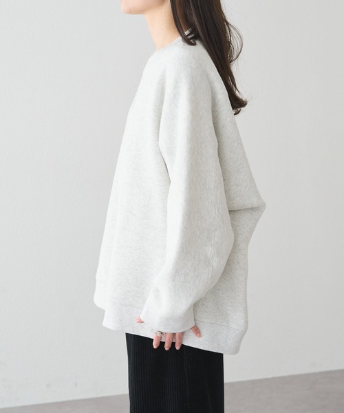 pual ce cin トレーナー スウェット 裏ボア刺繍スウェット レディース