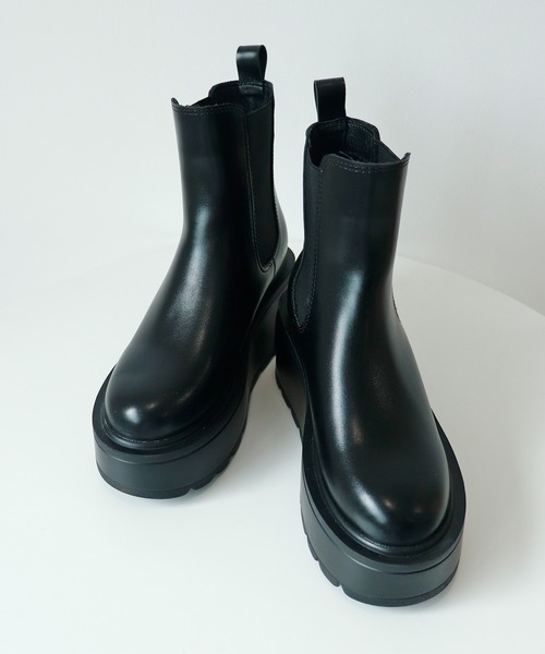 「Futier land」 ショートブーツ 37 ブラック レディース_画像2