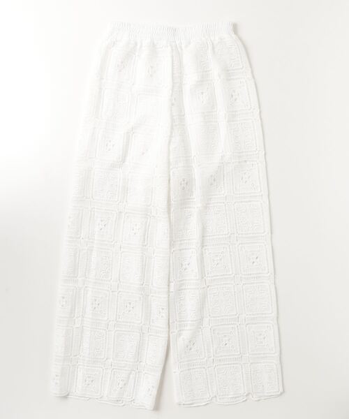 「THE YOn」 イージーパンツ FREE ホワイト レディース_画像2