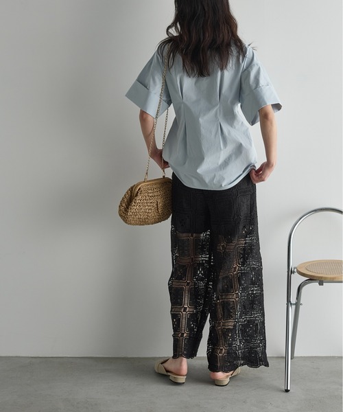 「THE YOn」 イージーパンツ FREE ホワイト レディース_画像4