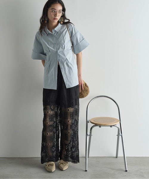 「THE YOn」 イージーパンツ FREE ホワイト レディース_画像5