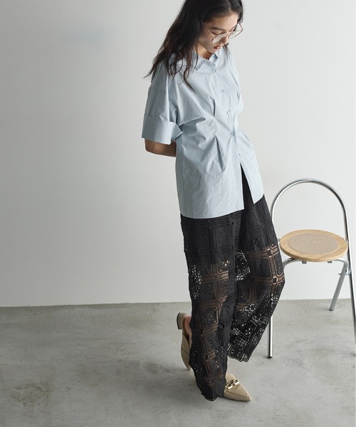 「THE YOn」 イージーパンツ FREE ホワイト レディース_画像9