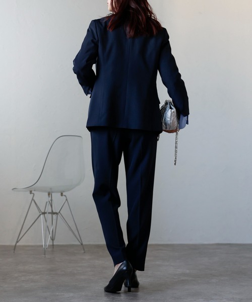 「RIRIYANO」 パンツスーツ 13号 ネイビー レディース_画像5