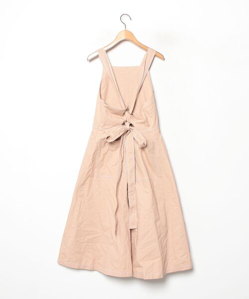 「Khaju」 サロペットスカート ONE SIZE ベージュ レディース_画像2