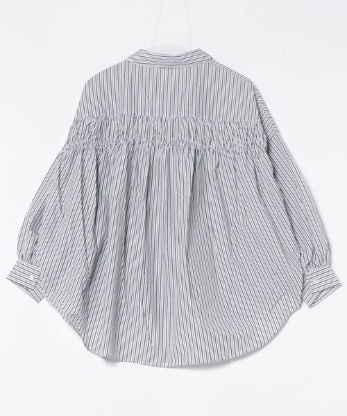 「MELROSE claire」 長袖シャツ FREE ホワイト×ブラック レディース_画像2