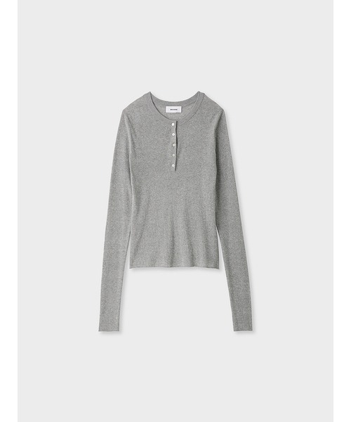 「MIESROHE」 長袖ニット FREE ライトブルー レディース_画像8