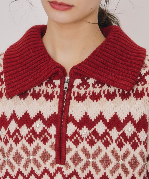 REDYAZEL（レディアゼル） ニット セーター ビジューノルディック