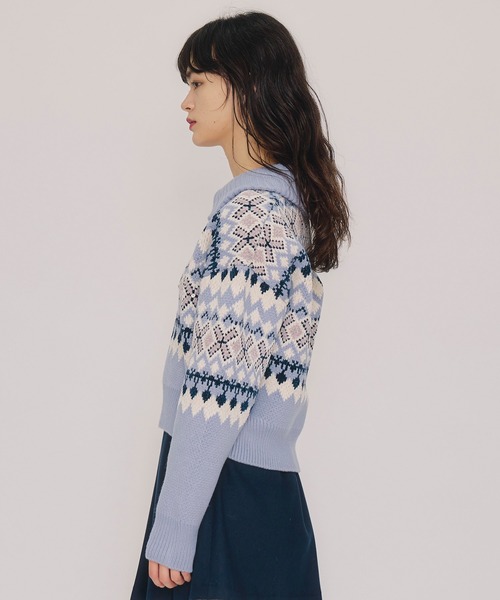 REDYAZEL（レディアゼル） ニット セーター ビジューノルディック