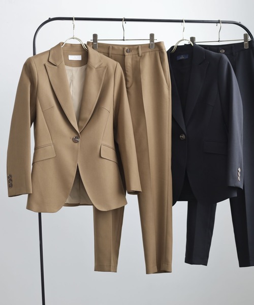 「DRESS PLUS」 パンツスーツ M ブラウン レディース_画像7
