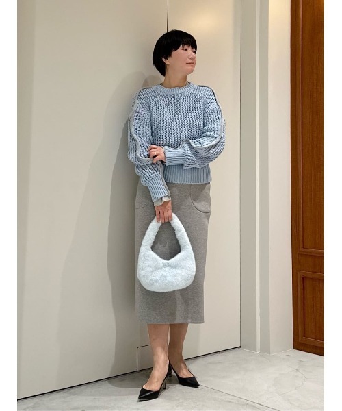 スカート ESSENCEOFLUXURY / カードボード ペンシルスカートの画像