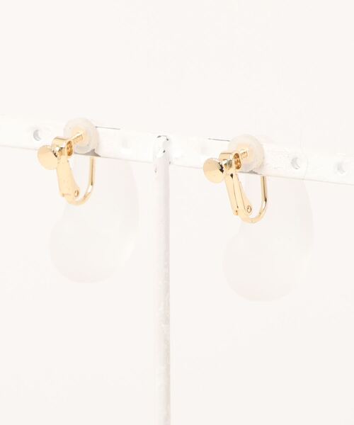 「TIMELESS&THREE」 イヤリング（両耳用） FREE ブラウン レディース_画像2