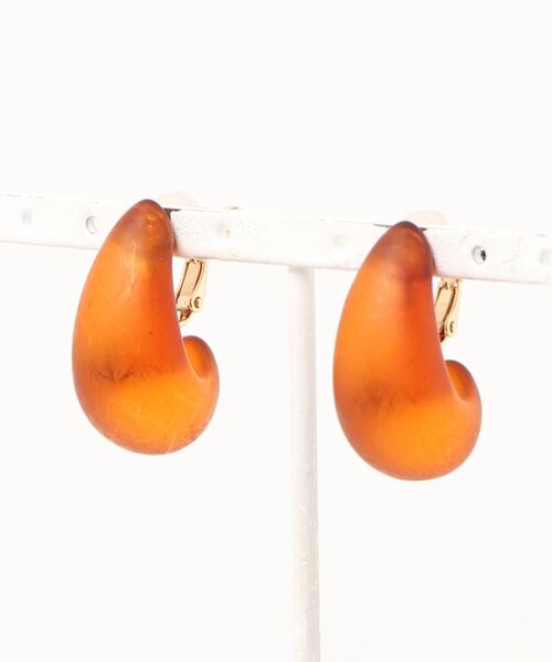 「TIMELESS&THREE」 イヤリング（両耳用） FREE ブラウン レディース_画像3