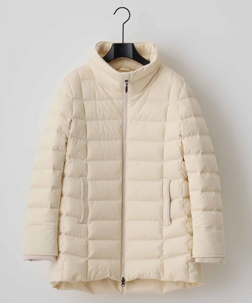 ダウンコート ダウンジャケット 「YOSOOU/ヨソオウ」2way Fur Liner Hood Coat/2ｗayファーライナーフードコートの画像