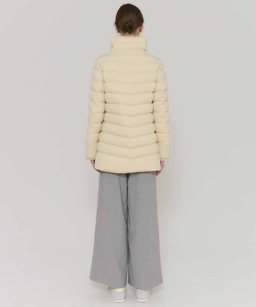 ダウンコート ダウンジャケット 「YOSOOU/ヨソオウ」2way Fur Liner Hood Coat/2ｗayファーライナーフードコートの画像