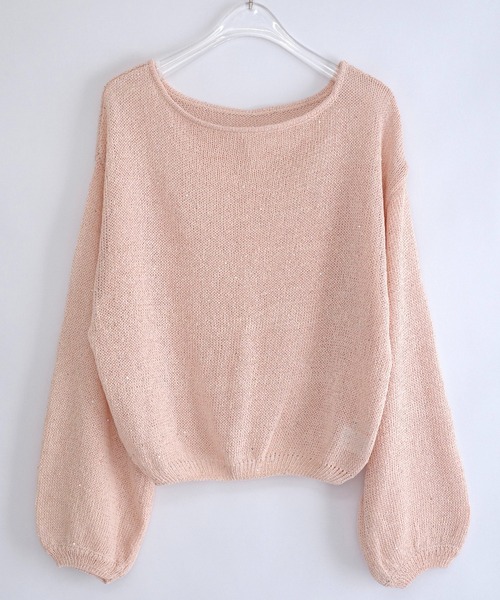 「meilmada」 長袖ニット FREE ベージュ レディース_画像3