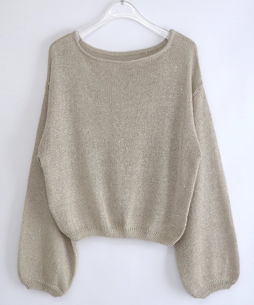 「meilmada」 長袖ニット FREE ベージュ レディース_画像4